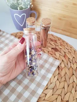 ویال پیرکس درب چوب پنبه مدل نازک تر در سه سایز