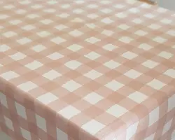 رومیزی داک ترک- چهارخونه گلبهی