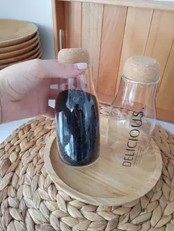 بانکه بطری درب چوب پنبه ارتفاع 15 سانت BVK