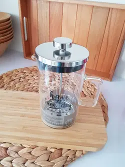 فرنچ پرس 600 سی سی دسته شفاف BVK