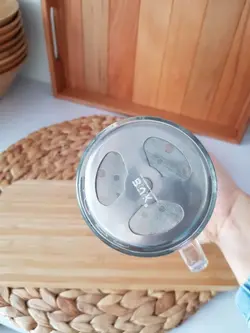 فرنچ پرس 600 سی سی دسته شفاف BVK