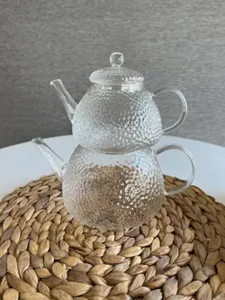 کتری قوری پیرکس مدل برفی