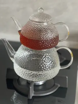 کتری قوری پیرکس مدل برفی