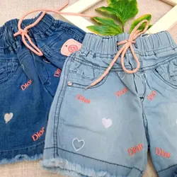 شلوارک جین و کتان رنگی