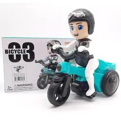 اسباب بازی موزیکال مدل سه چرخه تک چرخ زن