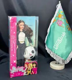 عروسک باربی لباس طرح پاندا