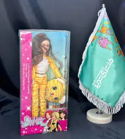 عروسک باربی لباس طرح گربه