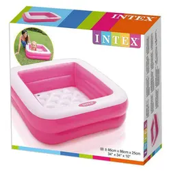 استخر مربعی کف بادی اینتکس (intex) قطر 86 کد 57100