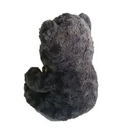 عروسک خرس نشسته پاپیون چهار خونه 40 سانتی