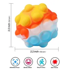 پاپیت توپ چراغدار (توپ ضد استرس)