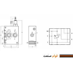 زیرشیری فشارشکن دار 3/8 اینچ فرو (Ferro ترک)