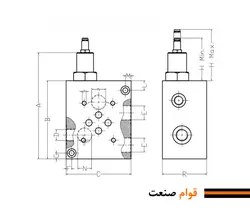 زیر شیری فشارشکن دار 1/4 اینچ فرو (Ferro ترک)