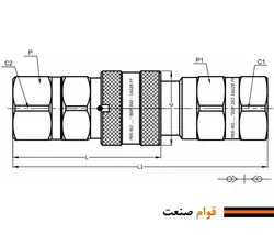 کوپلینگ کف تخت هیدرولیک فرو (Ferro ترک)