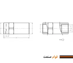 شیر یکطرفه(سوپاپ) هیدرولیک استنلس استیل فرو (Ferro ترک)