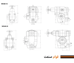 شیر فشار شکن هیدرولیک (رلیف ولو) نیوان - مدل NRAM | قطعات هیدرولیک ،آسانسور و بالابر ( پمپ، شیربرقی، هیدروموتور و...) ارسال به سراسر کشور همراه با گارانتی و ضمانت نامه کتبی