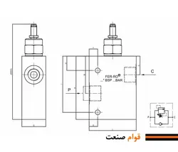 سکوئنس ولو هیدرولیک فرو (Ferro ترک)