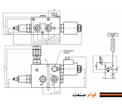 شیر بلوک بالابری تک فرو (Ferro ترک)