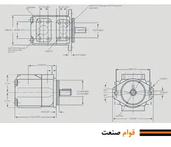 پمپ هیدرولیک پره ای تک 25V (کارتریجی)