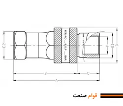 کوپلینگ هیدرولیک فولادی فرو (Ferro ترک)