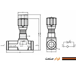 فلوکنترل سوپاپ دار هیدرولیک فرو (Ferro ترک)