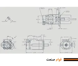 پمپ هیدرولیک پره ای دوبل 2520V (کارتریجی)