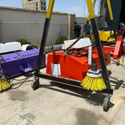 جارو صنعتی تراکتوری عرض 190cm فروخته شده به دهیاری مشهد کاوه - جارو بابکتجارو بابکت