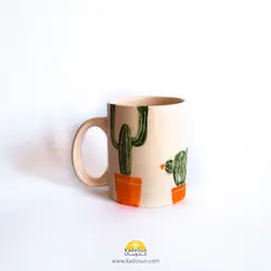 ماگ و زیرسیگاری طرح کاکتوس کد 8311 (سِت و تکی)