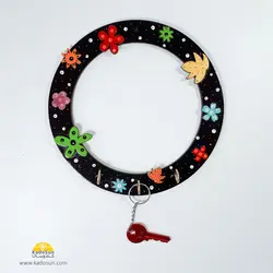 جاکلیدی دیواری طرح برجسته کد 8004