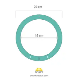 جاکلیدی دیواری طرح برجسته کد 8004