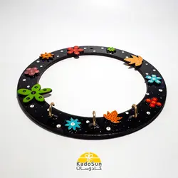 جاکلیدی دیواری طرح برجسته کد 8004