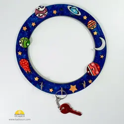 جاکلیدی دیواری طرح برجسته کد 8003