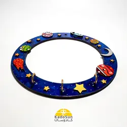 جاکلیدی دیواری طرح برجسته کد 8003