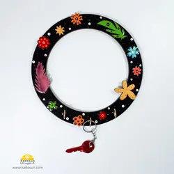 جاکلیدی دیواری طرح برجسته کد 8006