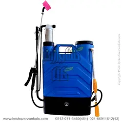 سمپاش شارژی دوکاره دو موتوره کبری 22 لیتری باتری بزرگ ارسال رایگان