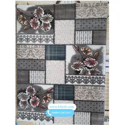 فرش فانتزی ( مدرن ) طرح خانه گل