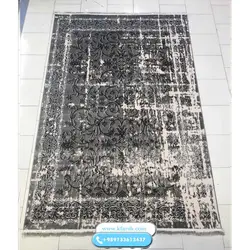 فرش کهنه نما یا پتینه (طوسی سیاه)