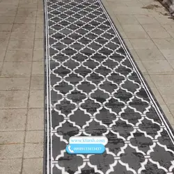 فرش کناره مدرن طرح مراکشی