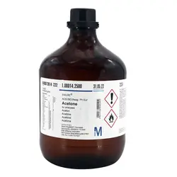 استون مرک 2.5 لیتری - مهرآزماشاپ، مارکت آنلاین مواد اولیه شیمیایی، تجهیزات آزمایشگاهی و پزشکی