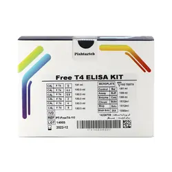 کیت Free T4 پیشتاز طب - مهرآزماشاپ، مارکت آنلاین مواد اولیه شیمیایی، تجهیزات آزمایشگاهی و پزشکی