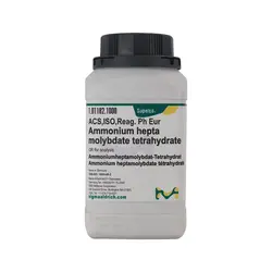 آمونیوم مولیبدات (هپتا) مرک - مهرآزماشاپ، مارکت آنلاین مواد اولیه شیمیایی، تجهیزات آزمایشگاهی و پزشکی