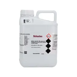 اسید سولفوریک شارلو 98% - مهرآزماشاپ، مارکت آنلاین مواد اولیه شیمیایی، تجهیزات آزمایشگاهی و پزشکی