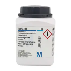 اسید سیتریک آبدار مرک 1 کیلویی - مهرآزماشاپ، مارکت آنلاین مواد اولیه شیمیایی، تجهیزات آزمایشگاهی و پزشکی