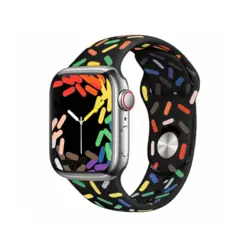 بند سیلیکونی اپل واچ مدل پراید سایز ۳۸/۴۰/۴۱ میلیمتری Pride Silicon Apple Watch فروشگاه اینترنتی اکسیژن همراه