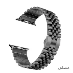 بند مدل رولکسی (Rolex) 5-bead مناسب برای اپل واچ (Apple Watch) ۴۲/۴۴/۴۵ میلیمتری