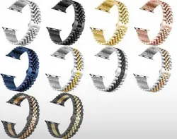 بند مدل رولکسی (Rolex) 5-bead مناسب برای اپل واچ (Apple Watch) ۴۲/۴۴/۴۵ میلیمتری