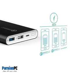 شارژر همراه روموس مدل RT10   ظرفیت 10000 میلی آمپر ساعت