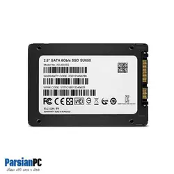 هارد دیسک اینترنال ای دیتا SSD ADATA SU650 2.5 ظرفیت 240 گیگابایت