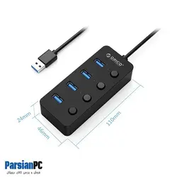 هاب USB 3.0 اوریکوHUB W9PH4-U3-V1-BK 4PORT