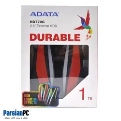 هارد اکسترنال ای دیتا ظرفیت 1 ترابایت HD770G BLACK&amp;RED