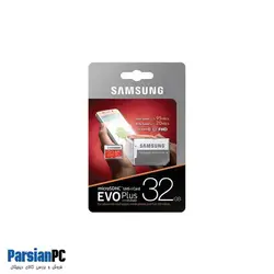 کارت حافظه SAMSUNG سامسونگ MICROSDHC C10 CARD EVO PLUS ظرفیت 32 گیگابایت
